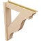 Ekena Millwork 6-in W x 30-in D x 36-in H Funston Trad Rough Cedar Woodgrain TimberThane Outlooker, Primed Tan OUTUR060X30X36FST04RCPR - alternate 6